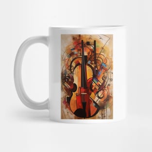 Abstract Musical Instrument Mug